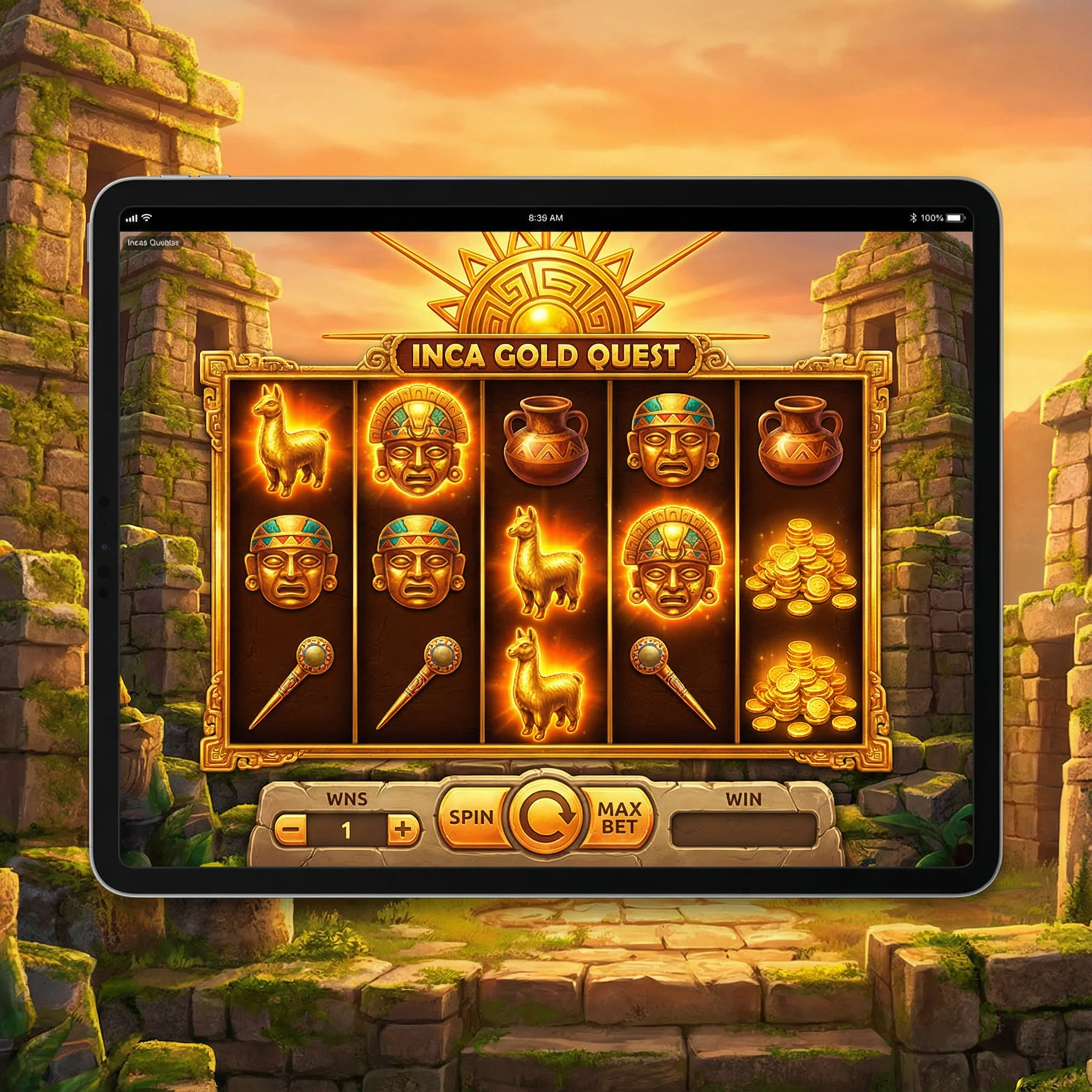 Tragamonedas con temática Inca